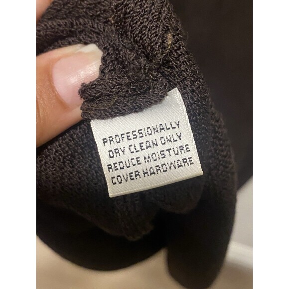 St John Marie Gray Black Sleeveless Santana Knit Sheath Dress in Size 8 - Picture 6 of 7